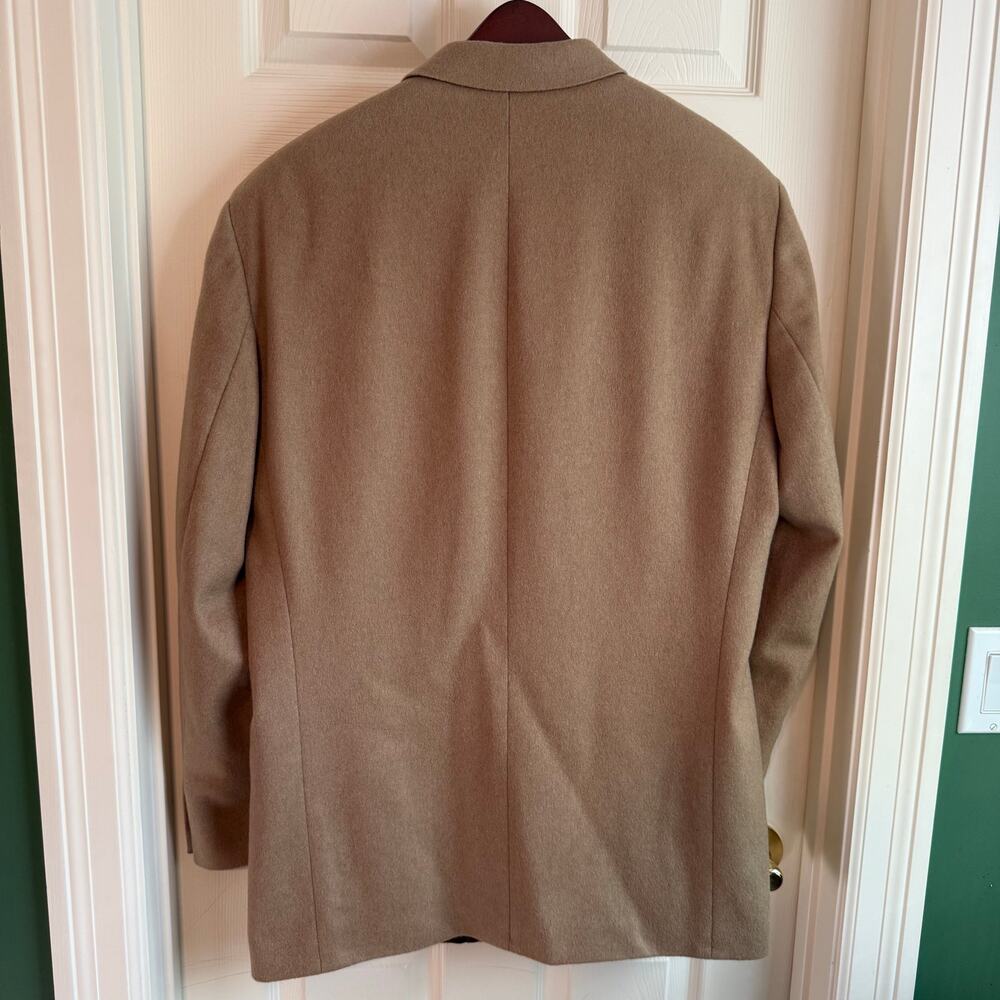 VTG Ralph by Ralph Lauren 100% Cashmere Sports Coat Camel Color 44T EUC - Picture 5 of 7